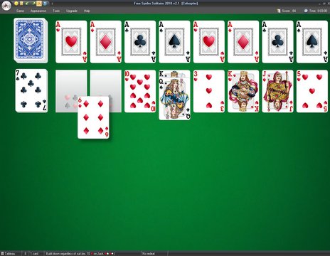 spider solitaire free